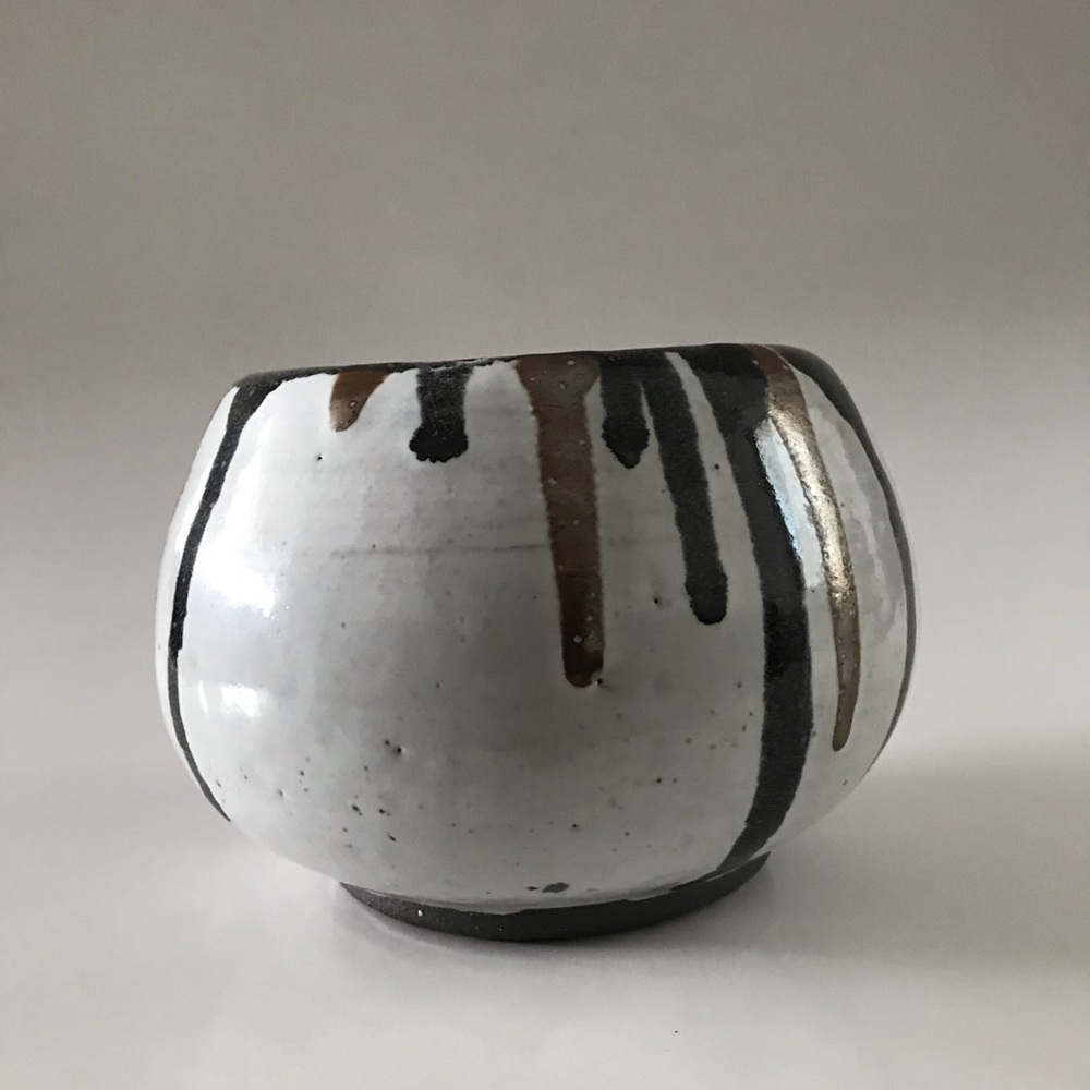 Handmade Drip Glazed Decorative Bowl